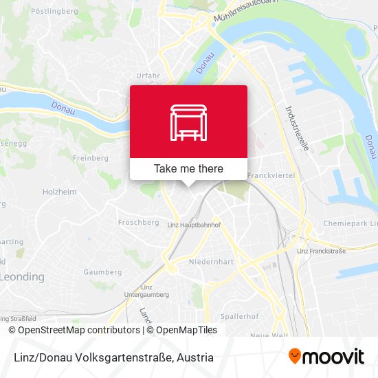 Linz/Donau Volksgartenstraße map