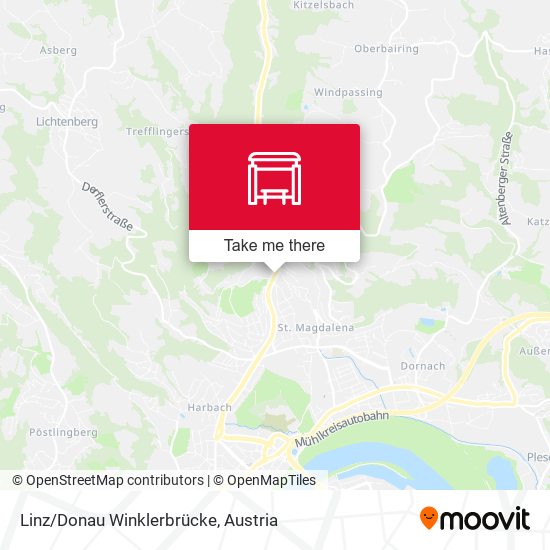 Linz/Donau Winklerbrücke map