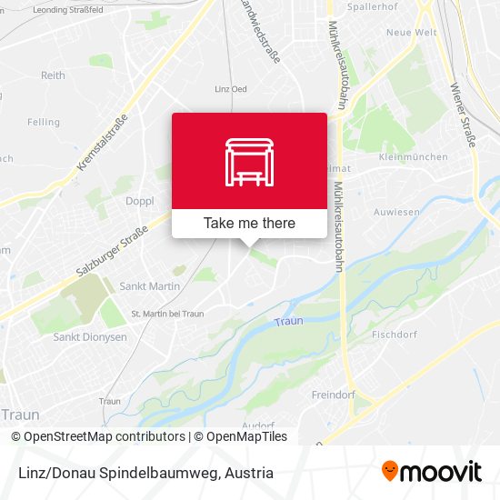 Linz/Donau Spindelbaumweg map