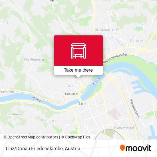 Linz/Donau Friedenskirche map