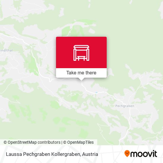 Laussa Pechgraben Kollergraben map