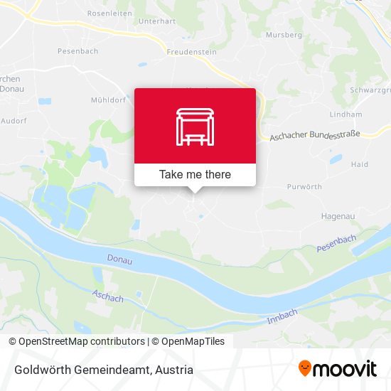 Goldwörth Gemeindeamt map