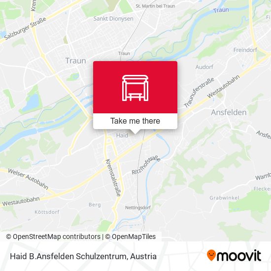 Haid B.Ansfelden Schulzentrum map