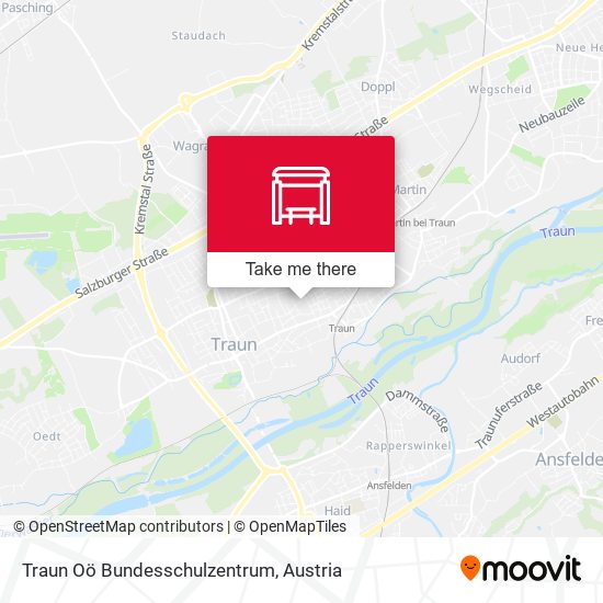 Traun Oö Bundesschulzentrum map