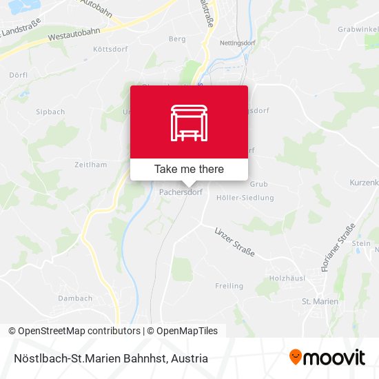 Nöstlbach-St.Marien Bahnhst map