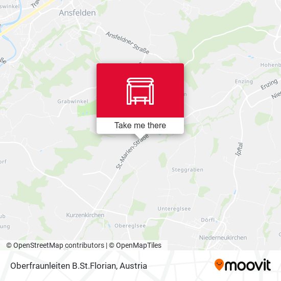 Oberfraunleiten B.St.Florian map
