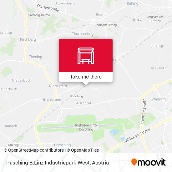 Pasching B.Linz Industriepark West map