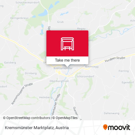 Kremsmünster Marktplatz map