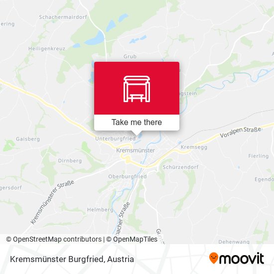 Kremsmünster Burgfried map