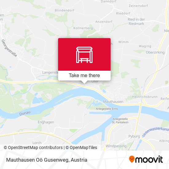 Mauthausen Oö Gusenweg map