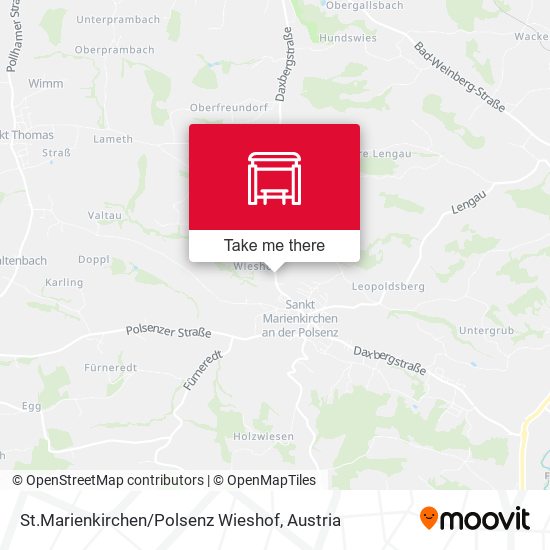 St.Marienkirchen / Polsenz Wieshof map