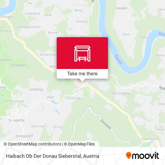 Haibach Ob Der Donau Sieberstal map