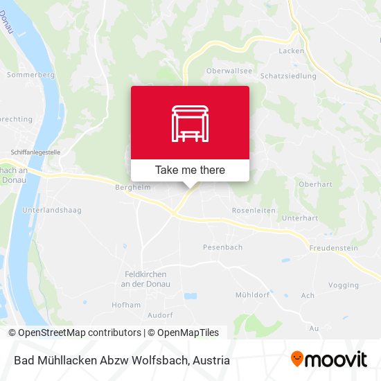 Bad Mühllacken Abzw Wolfsbach map