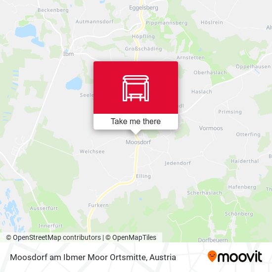 Moosdorf am Ibmer Moor Ortsmitte map