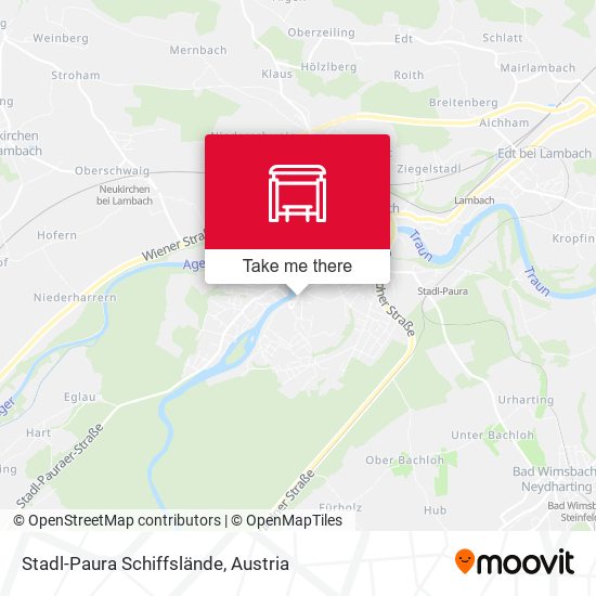 Stadl-Paura Schiffslände map
