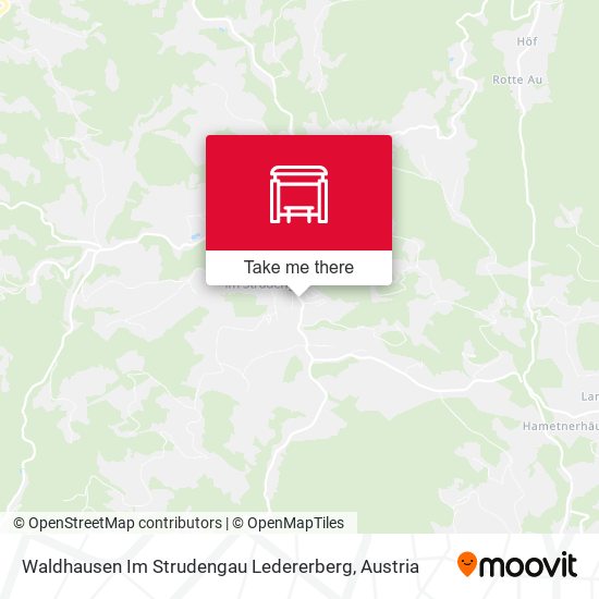Waldhausen Im Strudengau Ledererberg map