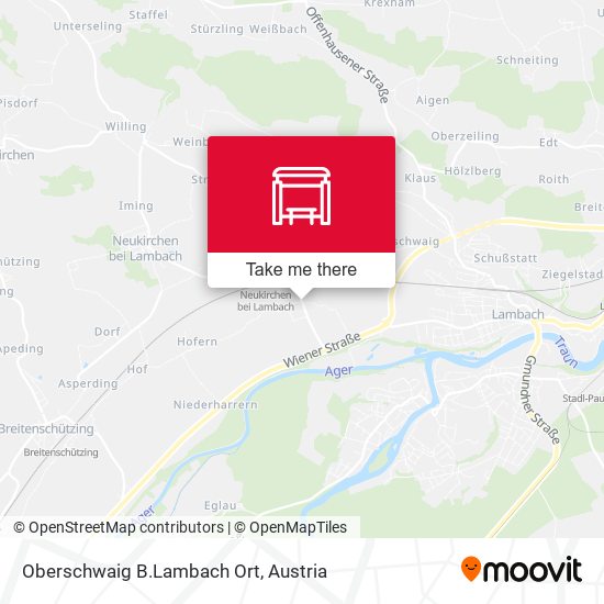 Oberschwaig B.Lambach Ort map