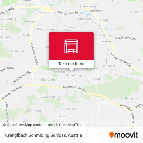 Krenglbach Schmiding Schloss map