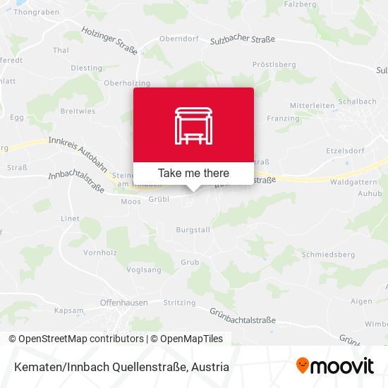 Kematen/Innbach Quellenstraße map