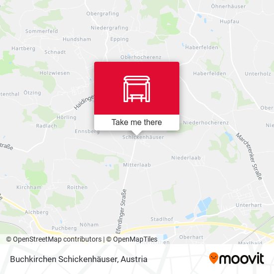 Buchkirchen Schickenhäuser map