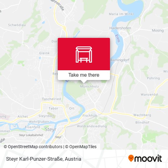 Steyr Karl-Punzer-Straße map