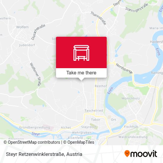 Steyr Retzenwinklerstraße map