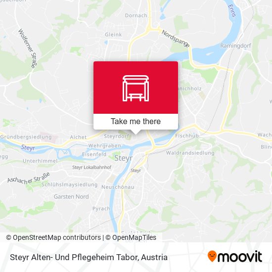 Steyr Alten- Und Pflegeheim Tabor map