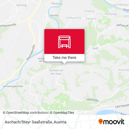 Aschach/Steyr Saaßstraße map
