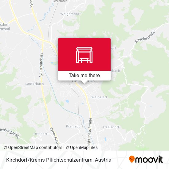 Kirchdorf / Krems Pflichtschulzentrum map