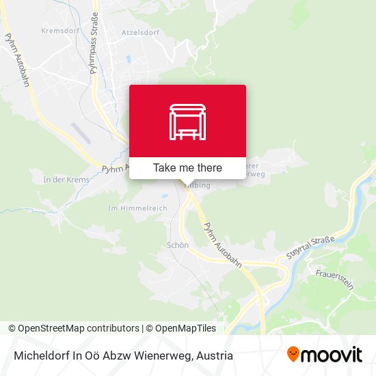 Micheldorf In Oö Abzw Wienerweg map