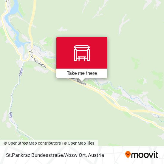 St.Pankraz Bundesstraße / Abzw Ort map