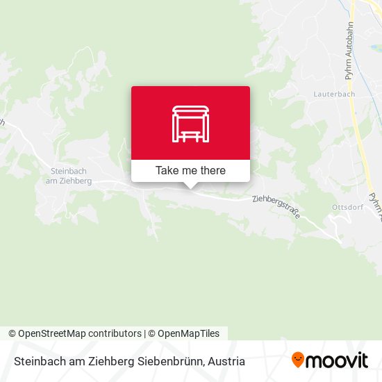 Steinbach am Ziehberg Siebenbrünn map