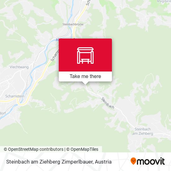 Steinbach am Ziehberg Zimperlbauer map