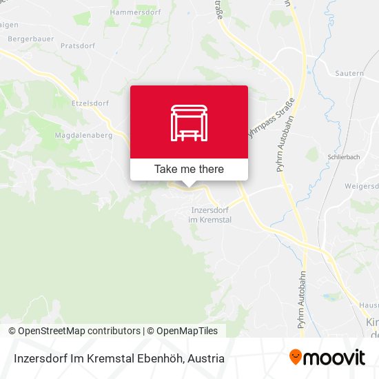 Inzersdorf Im Kremstal Ebenhöh map