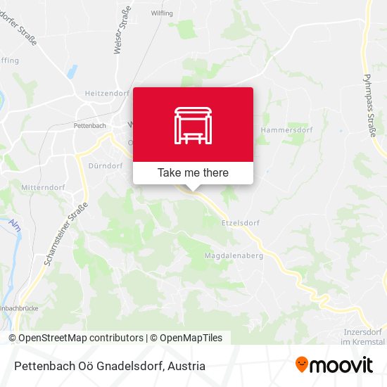 Pettenbach Oö Gnadelsdorf map