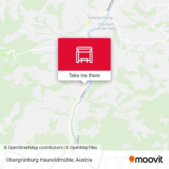 Obergrünburg Haunoldmühle map