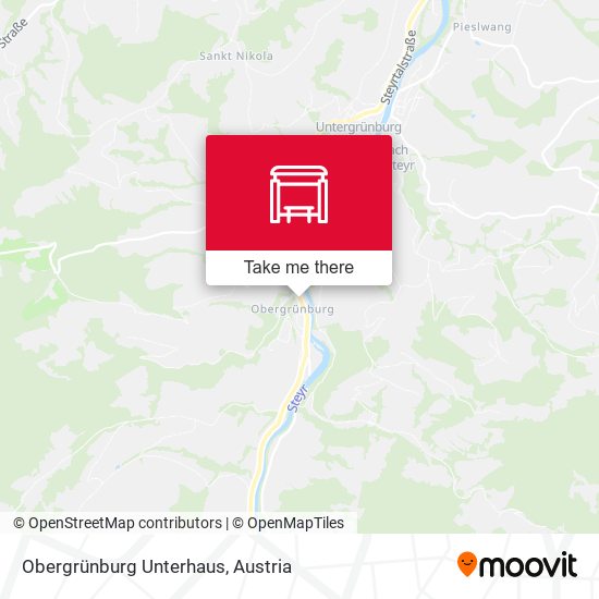 Obergrünburg Unterhaus map