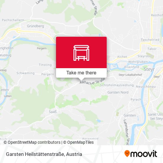 Garsten Heilstättenstraße map