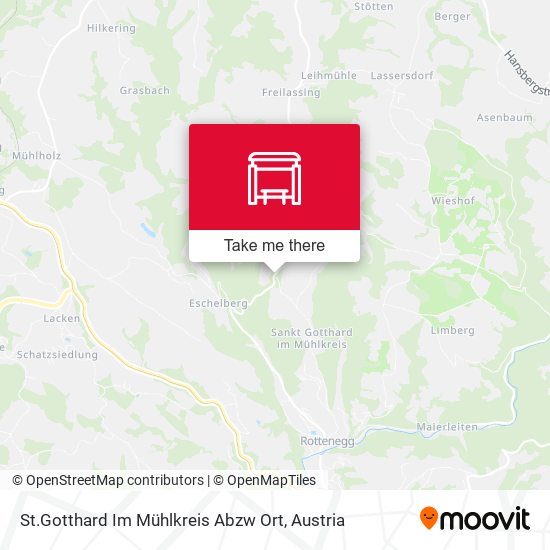 St.Gotthard Im Mühlkreis Abzw Ort map