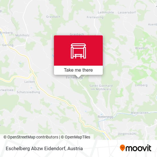 Eschelberg Abzw Eidendorf map