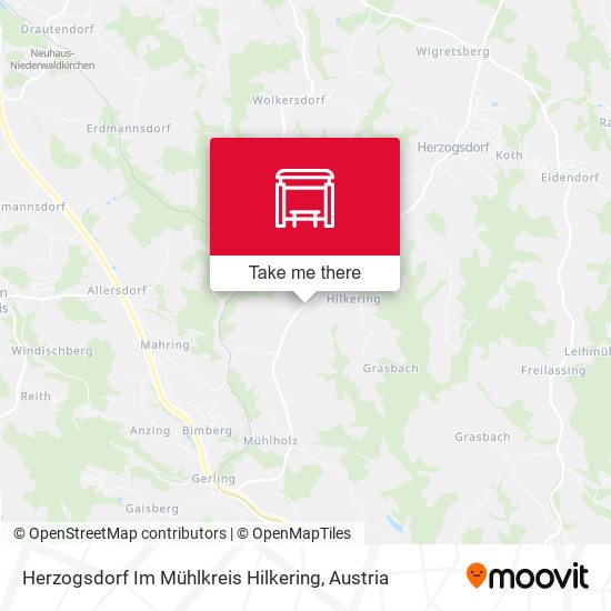 Herzogsdorf Im Mühlkreis Hilkering map