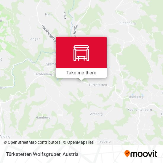 Türkstetten Wolfsgruber map