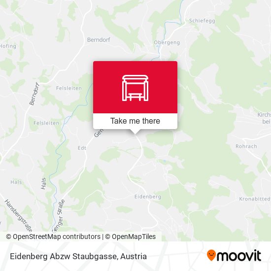 Eidenberg Abzw Staubgasse map