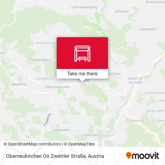 Oberneukirchen Oö Zwettler Straße map