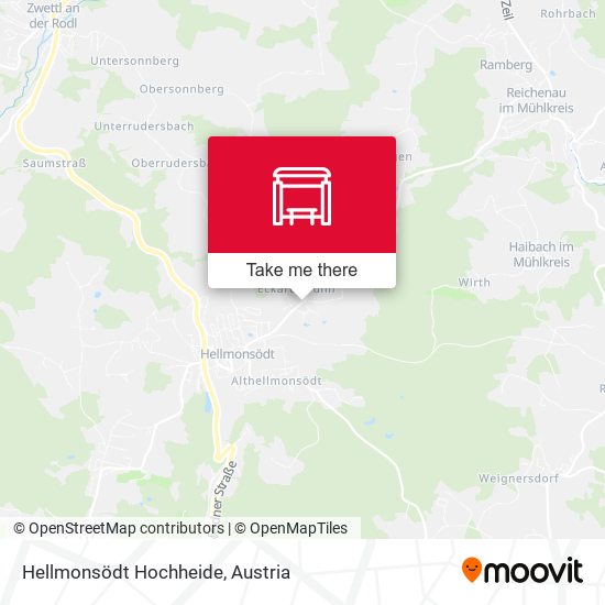 Hellmonsödt Hochheide map