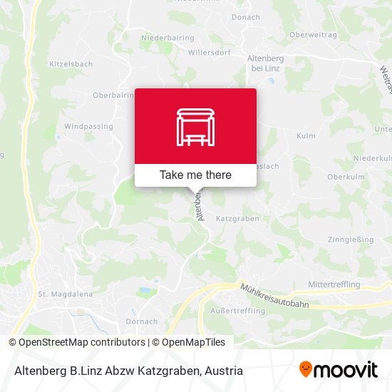 Altenberg B.Linz Abzw Katzgraben map