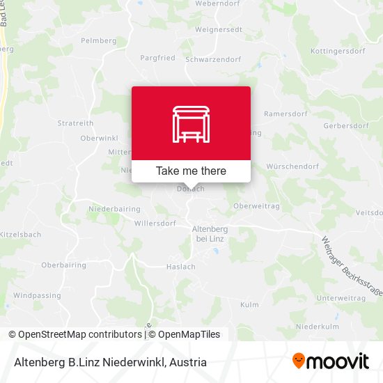 Altenberg B.Linz Niederwinkl map