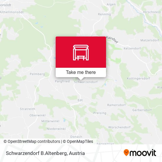 Schwarzendorf B.Altenberg map