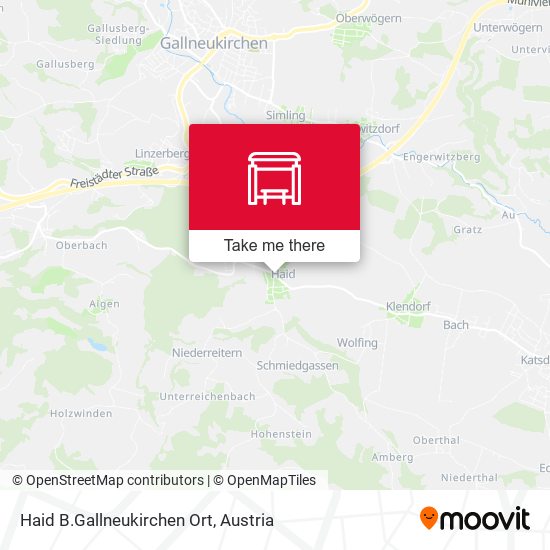 Haid B.Gallneukirchen Ort map