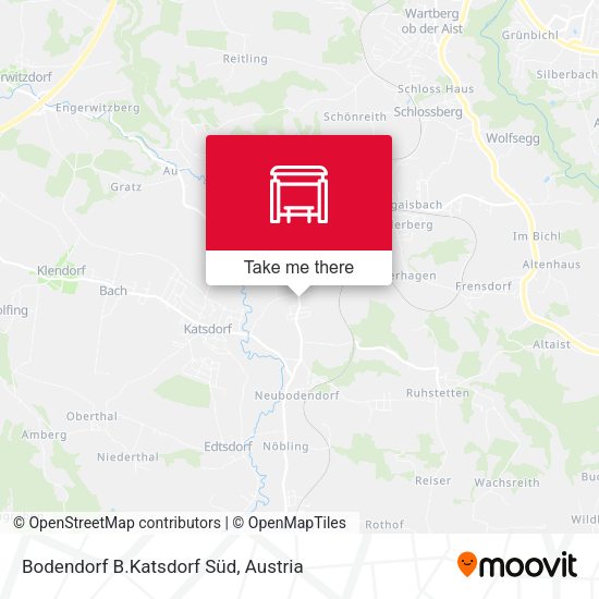 Bodendorf B.Katsdorf Süd map